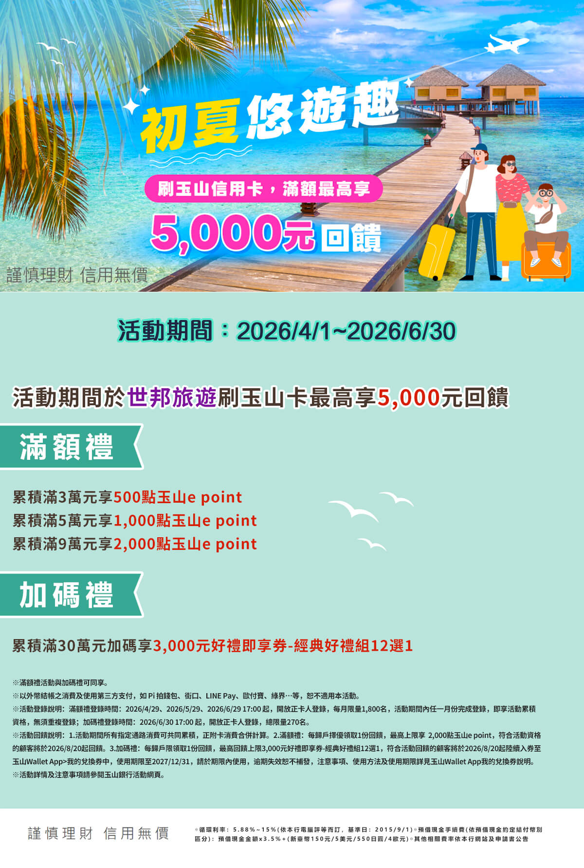 玉山銀行卡友優惠