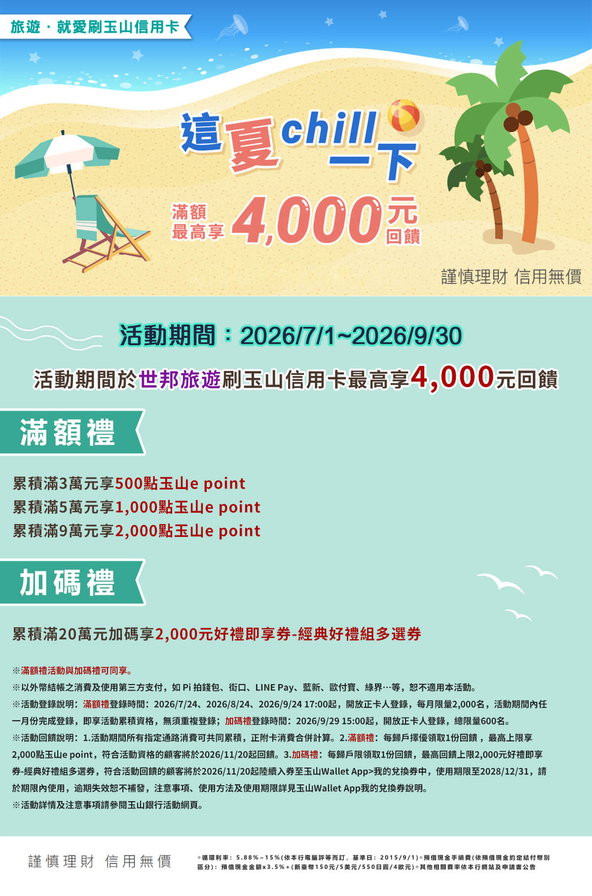 玉山銀行卡友優惠